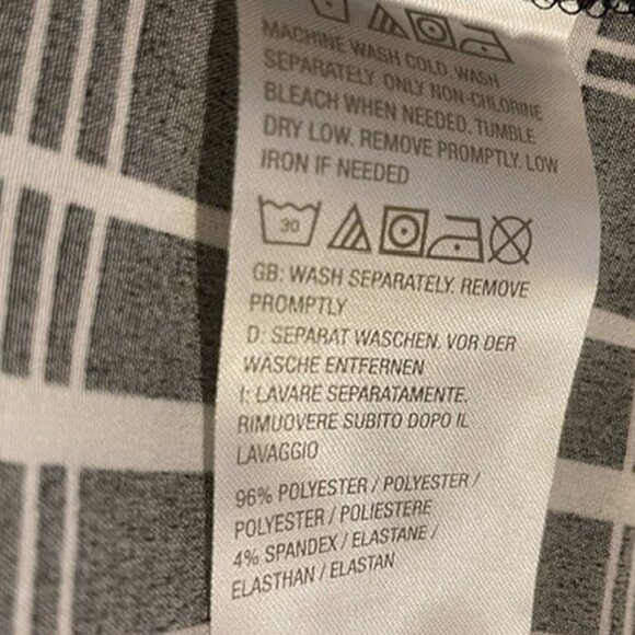 Susan Graver Weekend Petite Plaid Woven Tunic Shirt X SMALL PETITE (303) - Picture 6 of 7